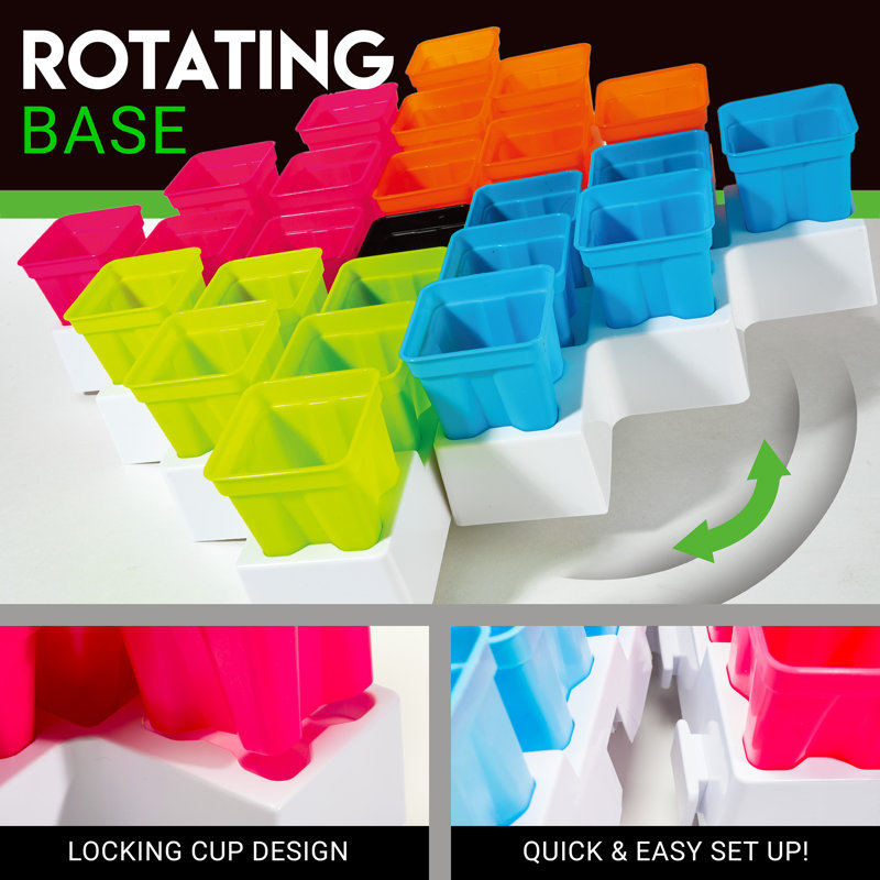 Franklin Sports Battle Buckets Pong Game Fast Paced Four Player Ping Pong Game Fun For Kids